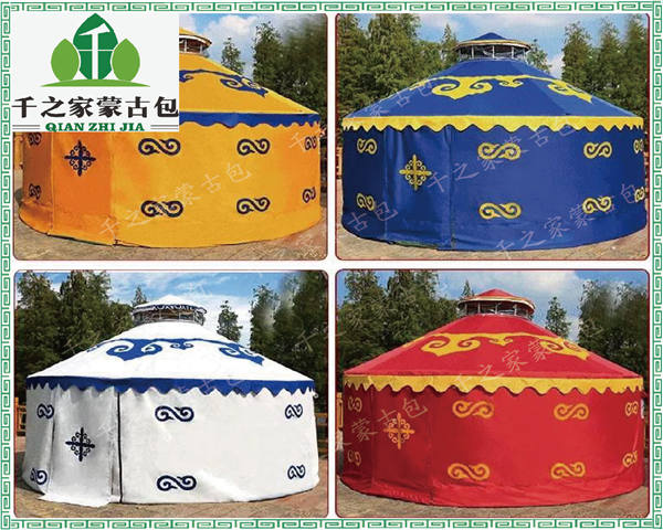 黑龙江省实木板蒙古包生产厂家价格，千之家蒙古包市场批发超低价